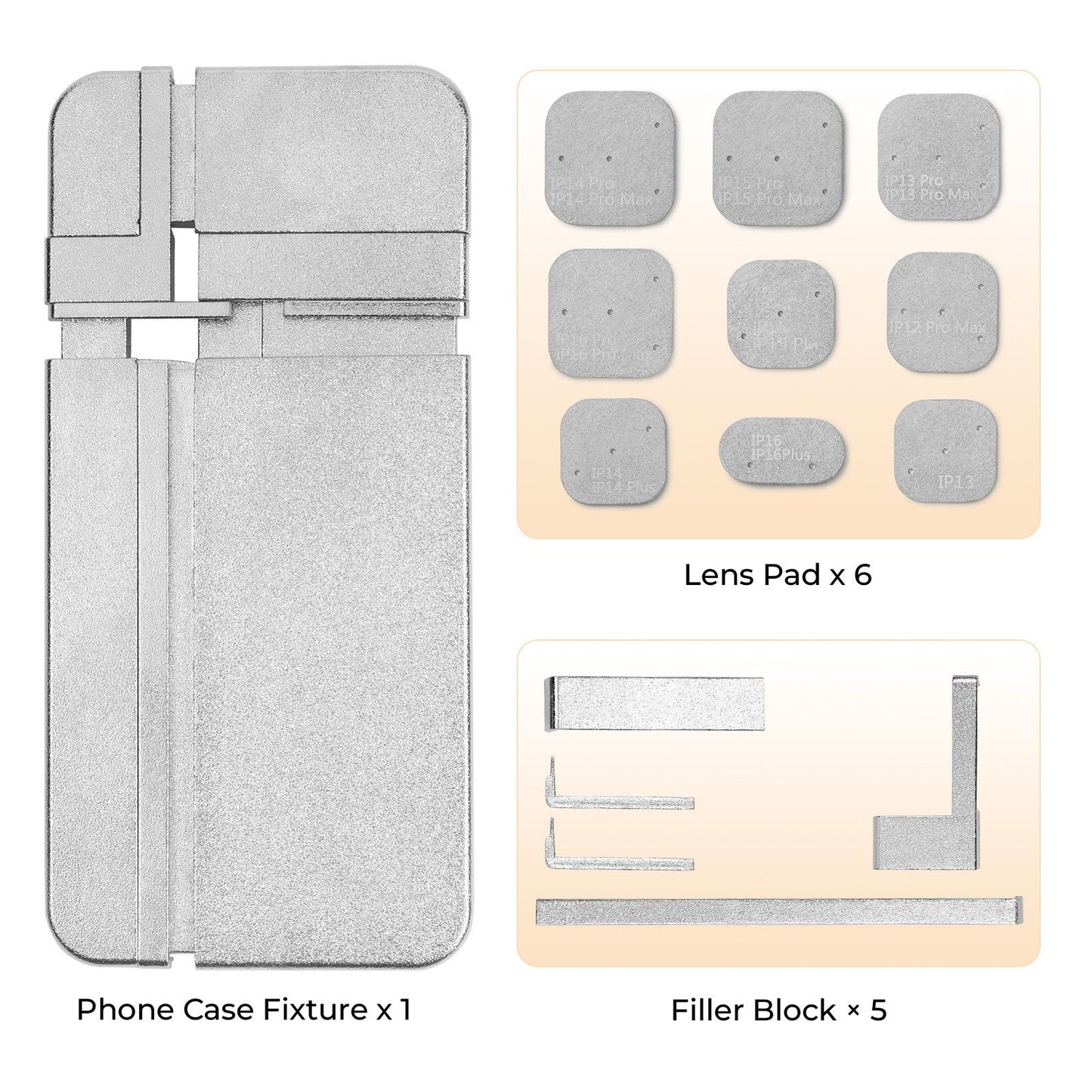 Loklik • ensemble de fixations pour coque de téléphone Apple