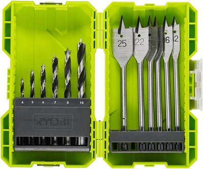 Ryobi rak12swd | Jeu de forets à bois 12 pièces - 5132003302 - 5132003302