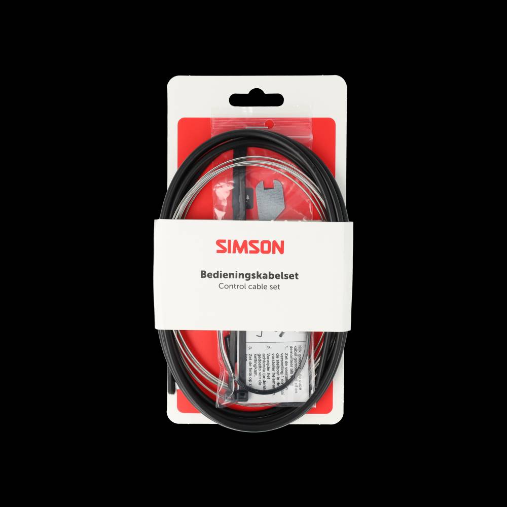 Jeu de câbles de vitesses Simson Shimano Nexus 4 7 8 acier inoxydable noir
