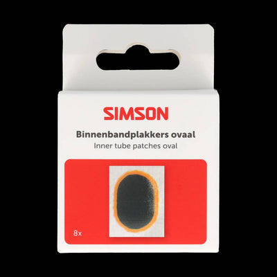 Simson patchs de chambre à air ovales 8 pcs