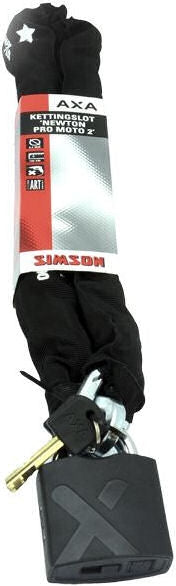 Serrure à chaîne Simson Newton ART2 100cm Noir