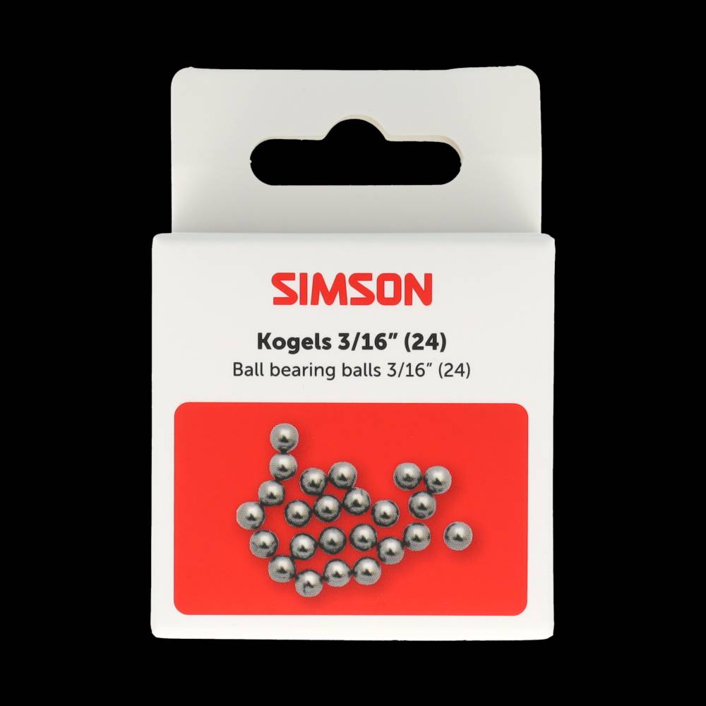 Balles Simson 3 16 pouces 24 pcs