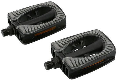 Jeu de pédales Metropolis Comfort 9 16 pouces gris noir
