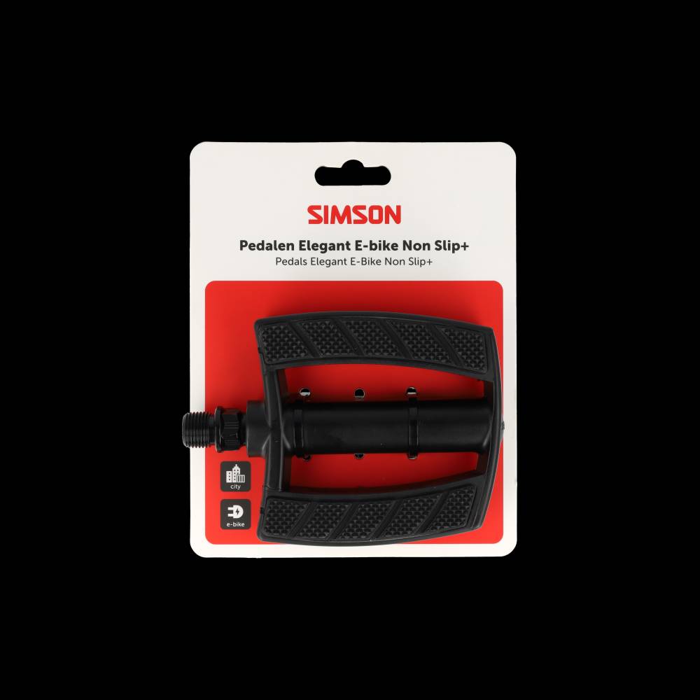 Pédales Simson élégantes pour vélo électrique antidérapantes+