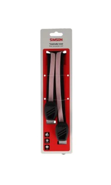 Classeur trio Simson 24 pouces noir rose