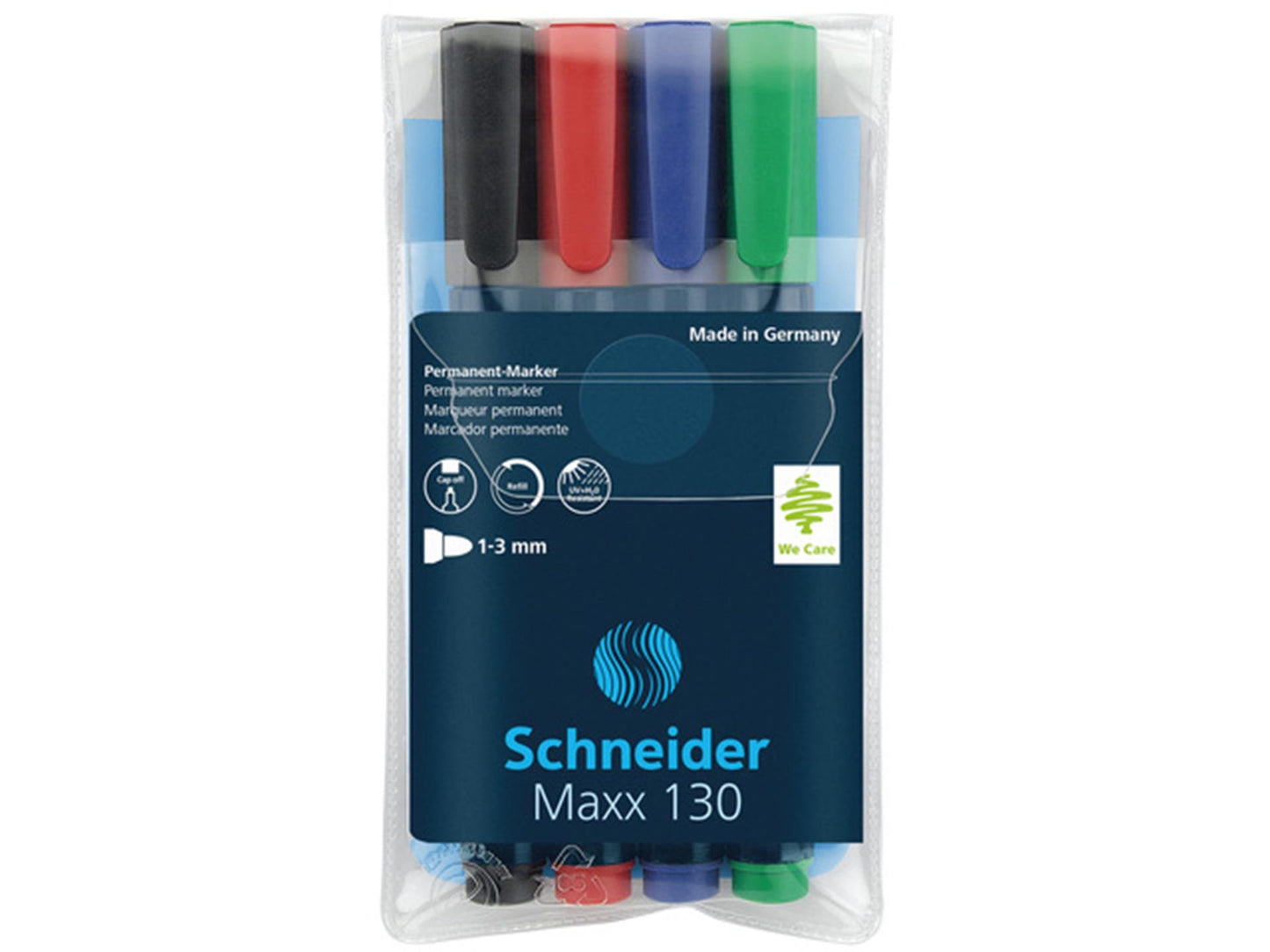 Schneider marqueur permanent étui rond 4 pcs