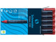 Schneider marqueur permanent 230 rond rouge 10 pcs