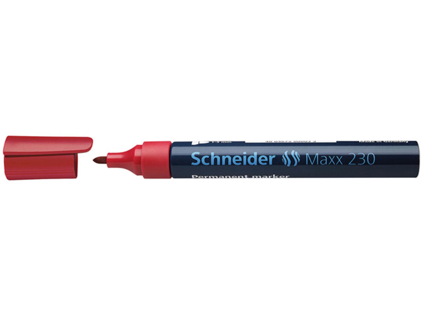 Schneider marqueur permanent 230 rond rouge 10 pcs