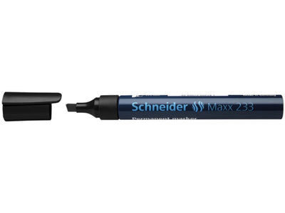 Schneider marqueur permanent 233 burin noir 10 pcs