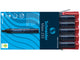 Schneider marqueur permanent 233 burin rouge 10 pcs