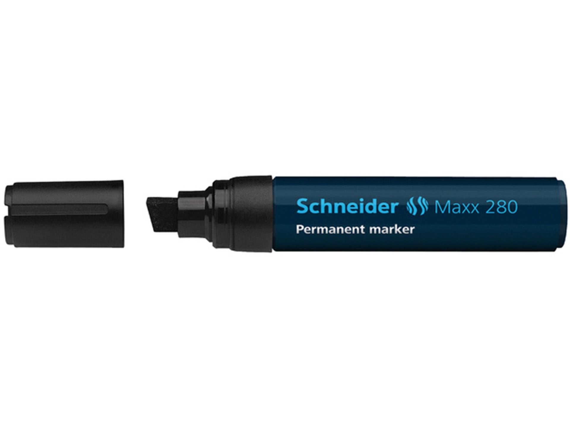 Schneider marqueur permanent 280 burin noir 5 pcs