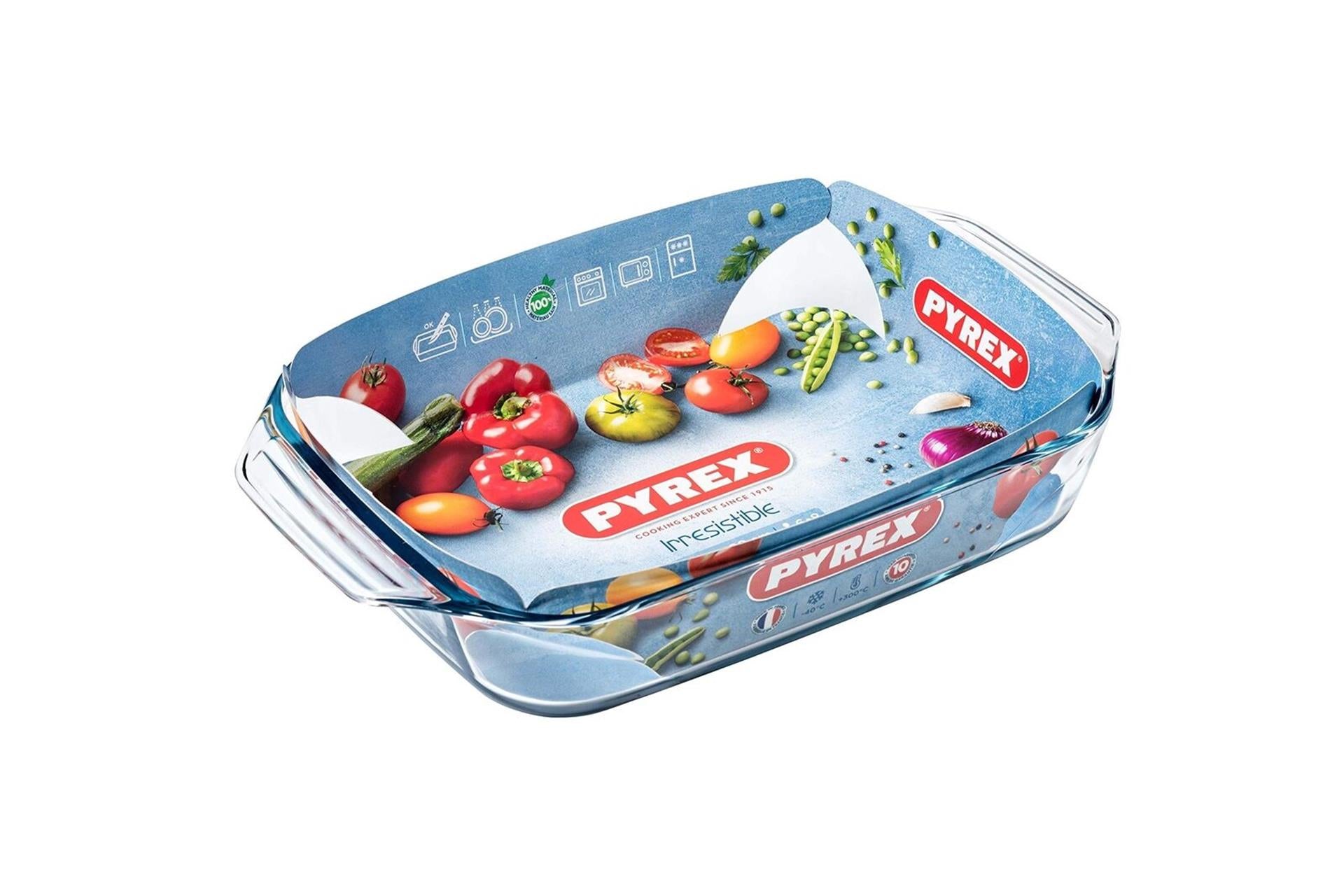 Plat à four en Pyrex 28x17cm verre