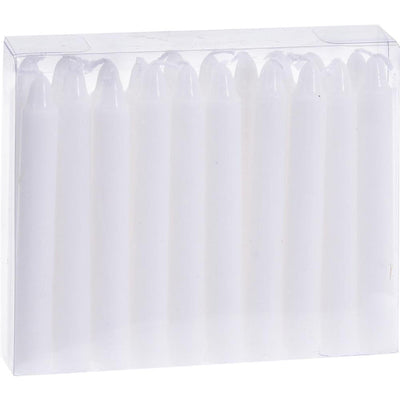 Bougies pour sapin de Noël Home style 20 pièces 10,5 cm blanc