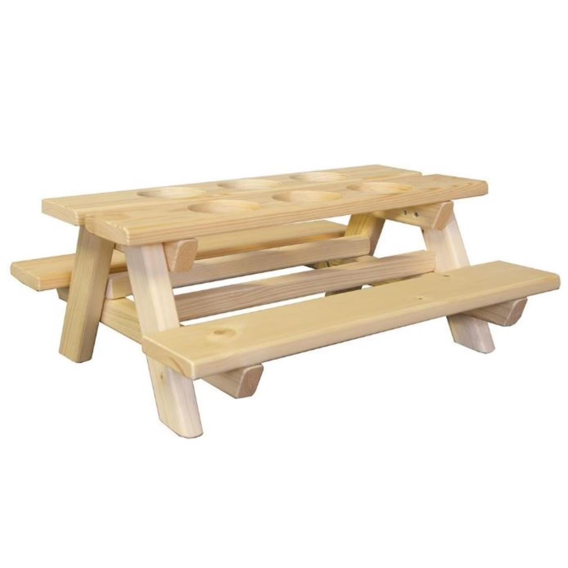 Banc de pique-nique porte-bouteille de bière Sens-line