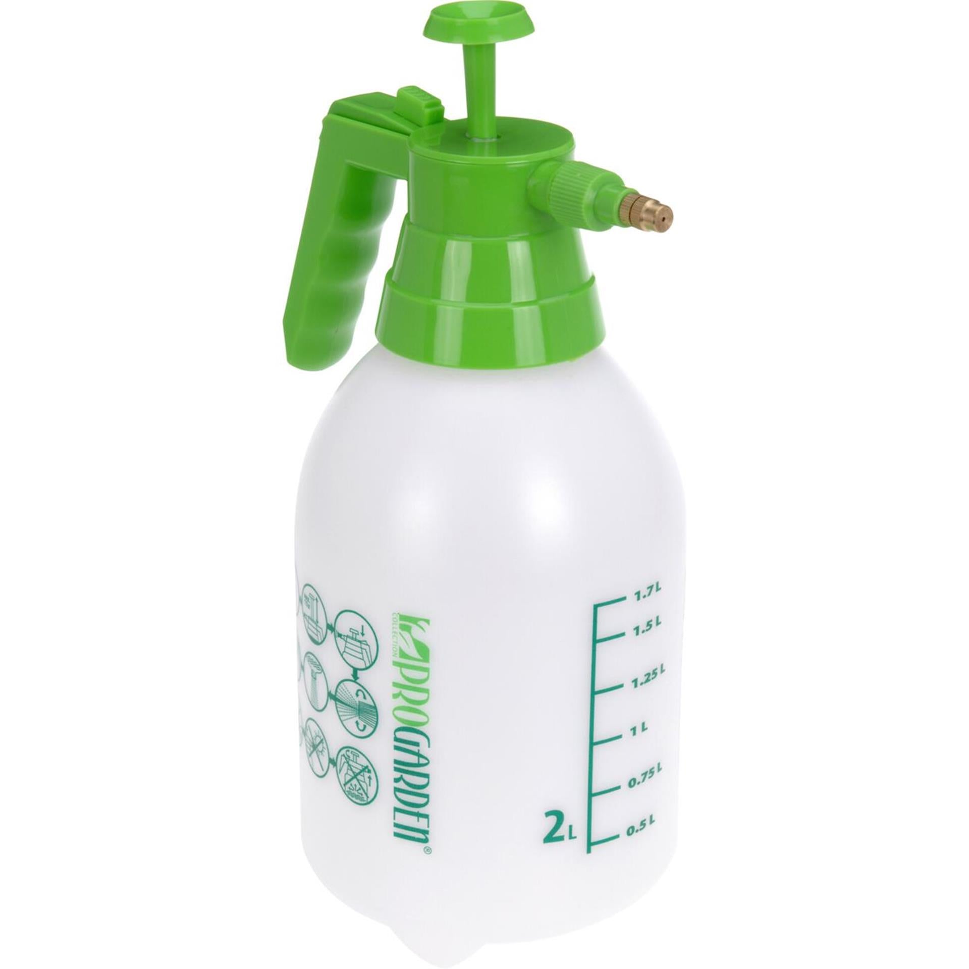 Pro Pomber de plante à pression haute du jardin pro 2 L blanc vert