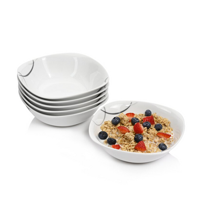 Sänger bol petit-déjeuner bilgola cercles noirs 6 pièces