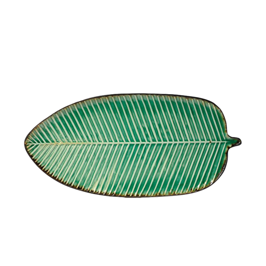 Sänger bol de service feuille de palmier
