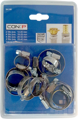 Con:p jeu d'anneaux de tension (mélange 10 pièces) acier inoxydable - sa166 - afbeelding 2