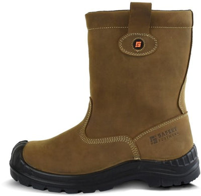 Safeet lucca bottes de travail doublées s3 | marron | taille 43 - 8719388022321