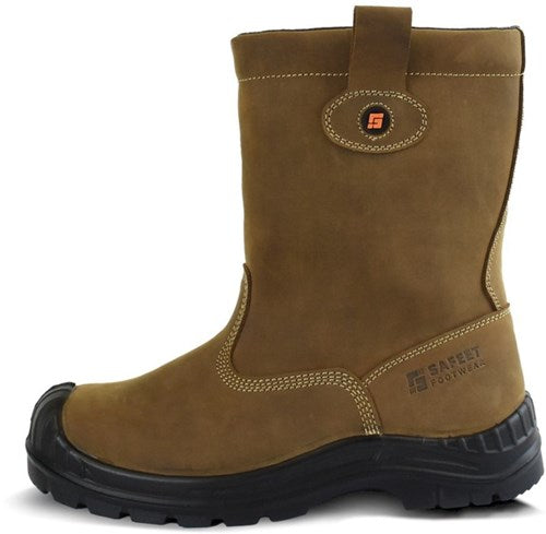 Safeet lucca bottes de travail doublées s3 | marron | taille 45 - 8719388022345