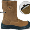 Safeet lucca bottes de travail doublées s3 | marron | taille 45 - 8719388022345