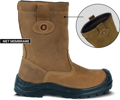 Safeet siena membrane s3 botte de travail de sécurité | marron | taille 42 - 8719388028187