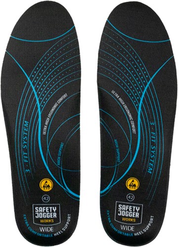 Semelle intérieure Ty Safe Jogger Sj3fitw | noir bleu | taille 46 - 5400950010954
