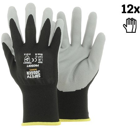 Ty gants de jogging sécurisés prosoft 3121x | gris noir | taille 9 - 00.118.109.09