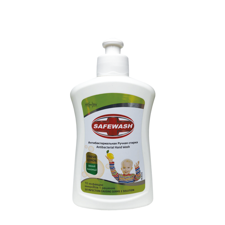 Savon à mains antibactérien Safewash citron frais enfants 220ml