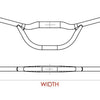 Satori Satori Aero Ø31,8 mm b = 700 mm Matt Black