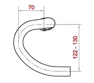 Satori Direering X-Race Aero Ø31,8 mm B = 400 mm Matt Black