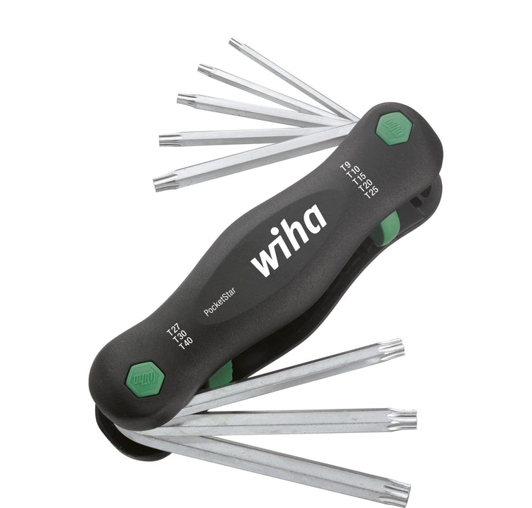 Wiha multi-outil pocketstar | torx® | 8 pièces | version sb | avec pendentif serrure euro - 23049 - 23049
