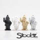 Stoobz gnome f*ck you aimant noir blanc or argent 9cm