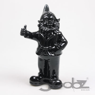 Stoobz design stoobz gnome pouce vers le haut noir 31cm