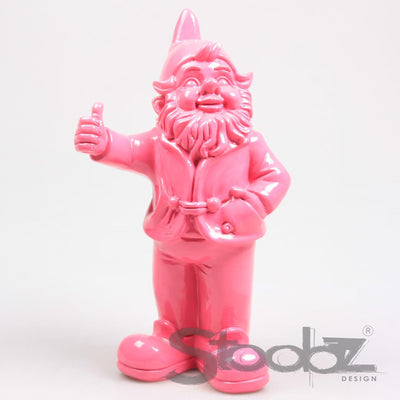 Stoobz design stoobz gnome pouces vers le haut fuchsia 31cm