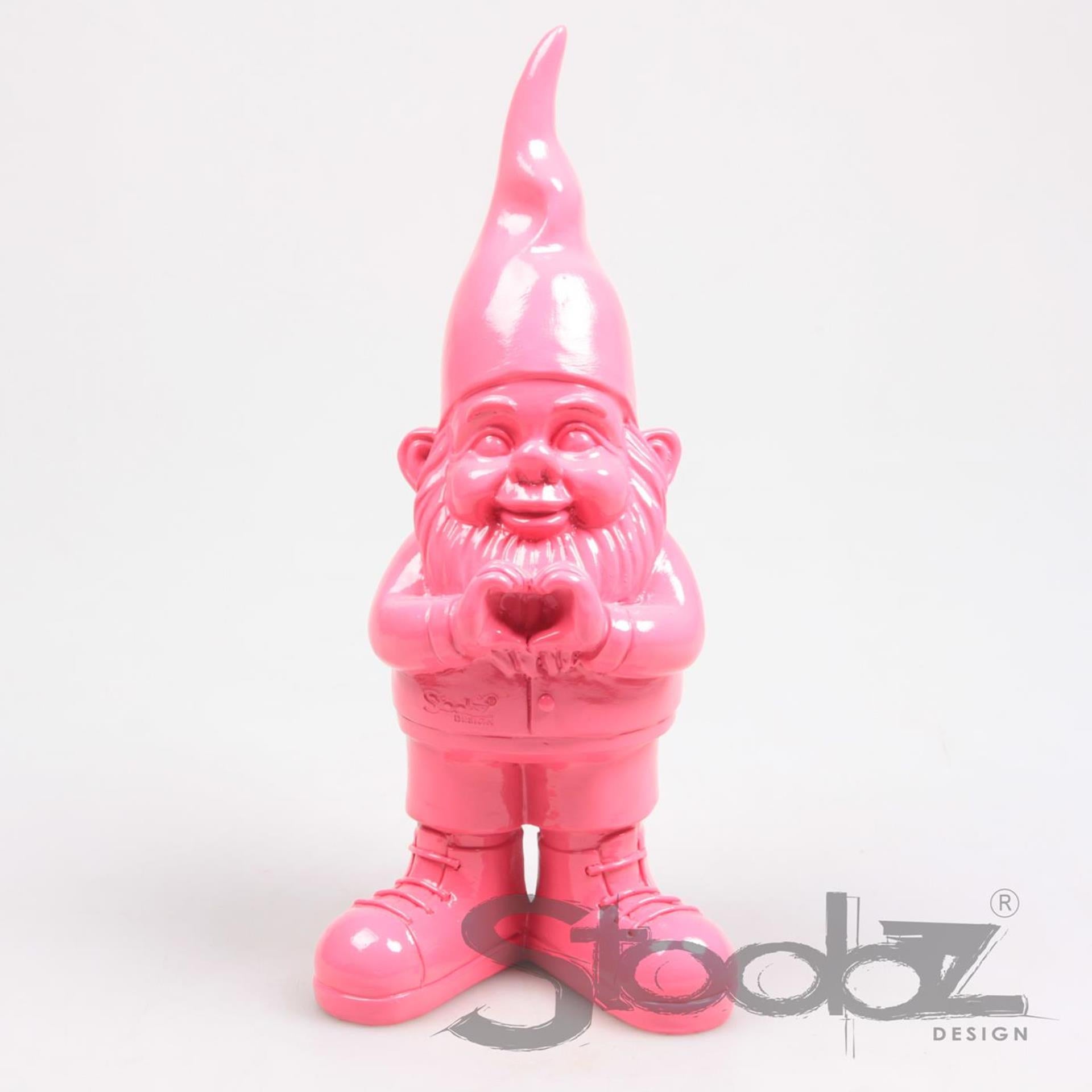 Stoobz nain coeur fuchsia 29,5cm