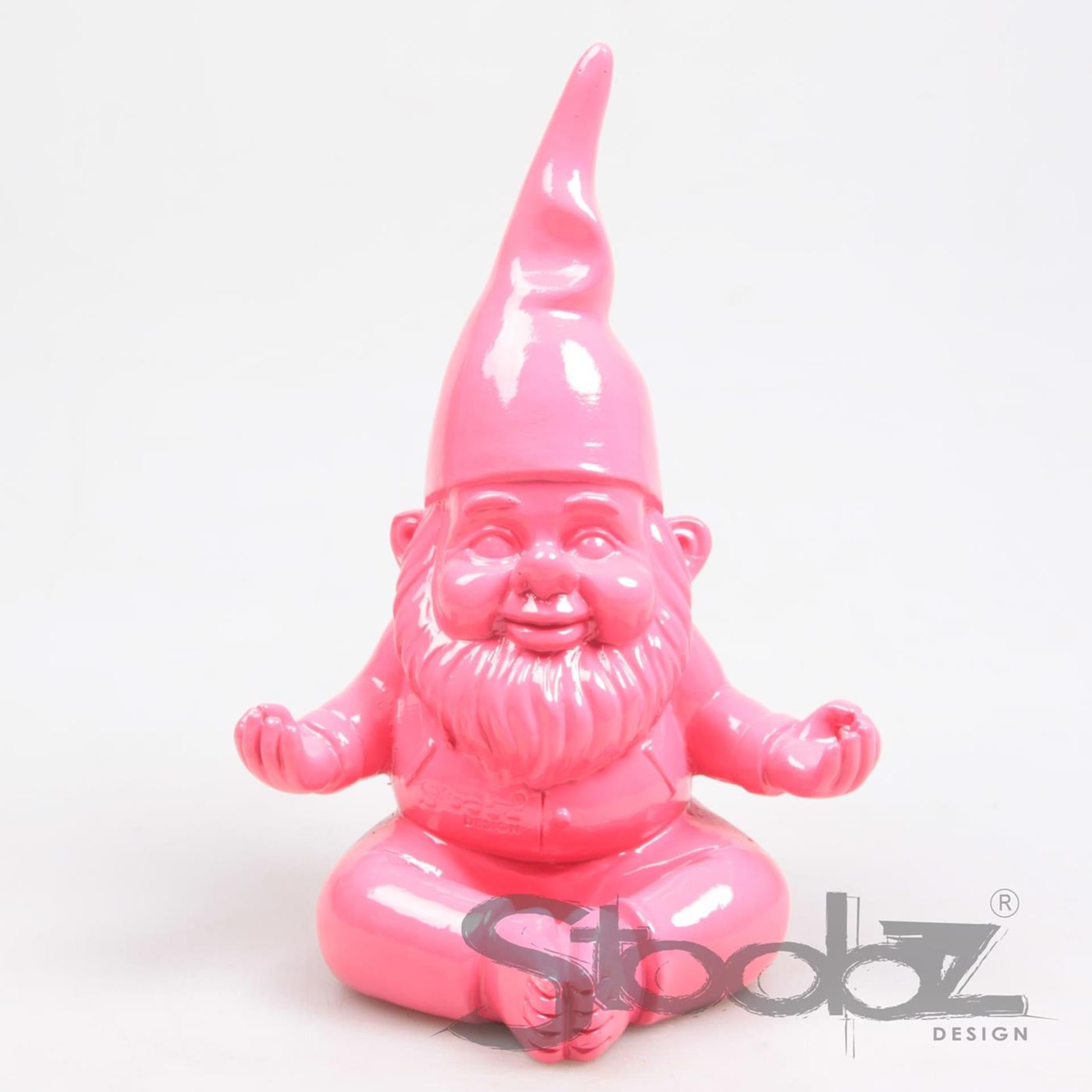 Stoobz gnome yoga fuchsia 20cm