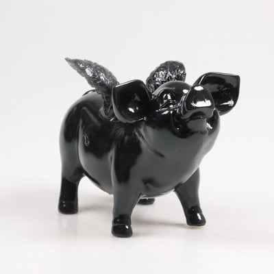 Stoobz design Tirelire Stoobz avec ailes noir