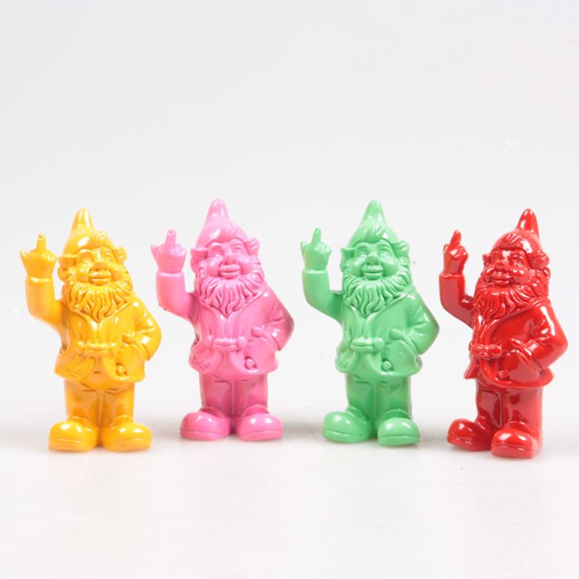 Stoobz design stoobz gnome va te faire foutre 6x4x10cm 4pcs
