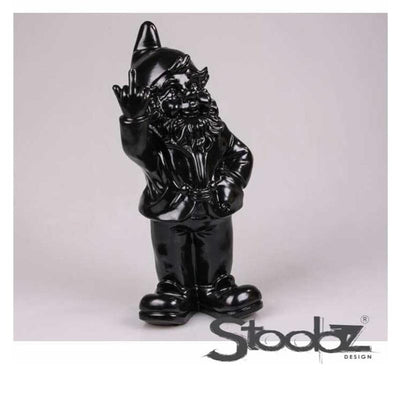 Stoobz design stoobz gnome va te faire foutre noir 10cm