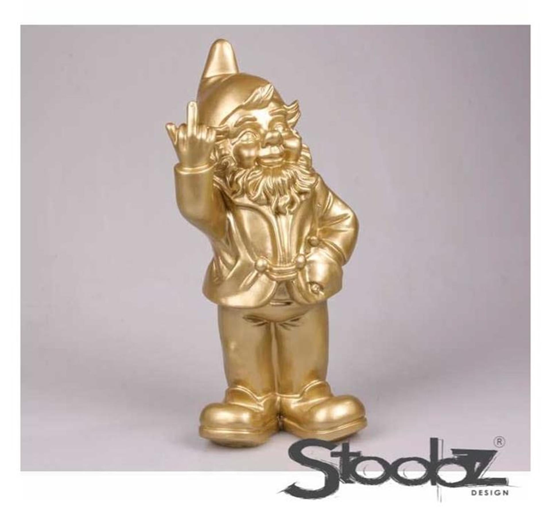 Stoobz design stoobz gnome va te faire foutre or 20cm