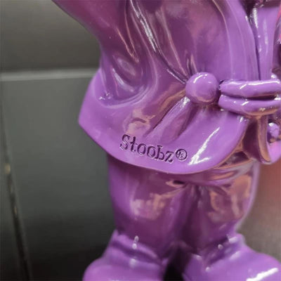 Stoobz design stoobz gnome va te faire foutre violet 20cm