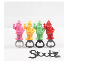 Stoobz design gnome f*ck you décapsuleur aimant 9cm