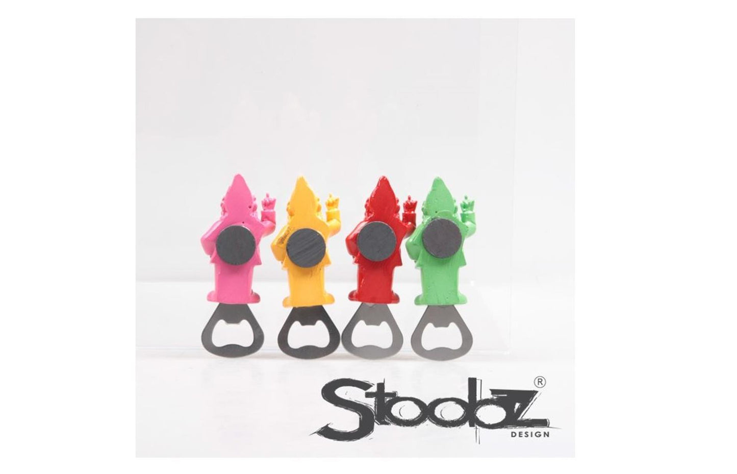 Stoobz design gnome f*ck you décapsuleur aimant 9cm