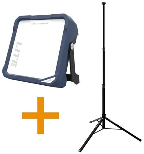 Kit lampe de travail Scangrip vega lite 6000 lm + trépied - 49.0536