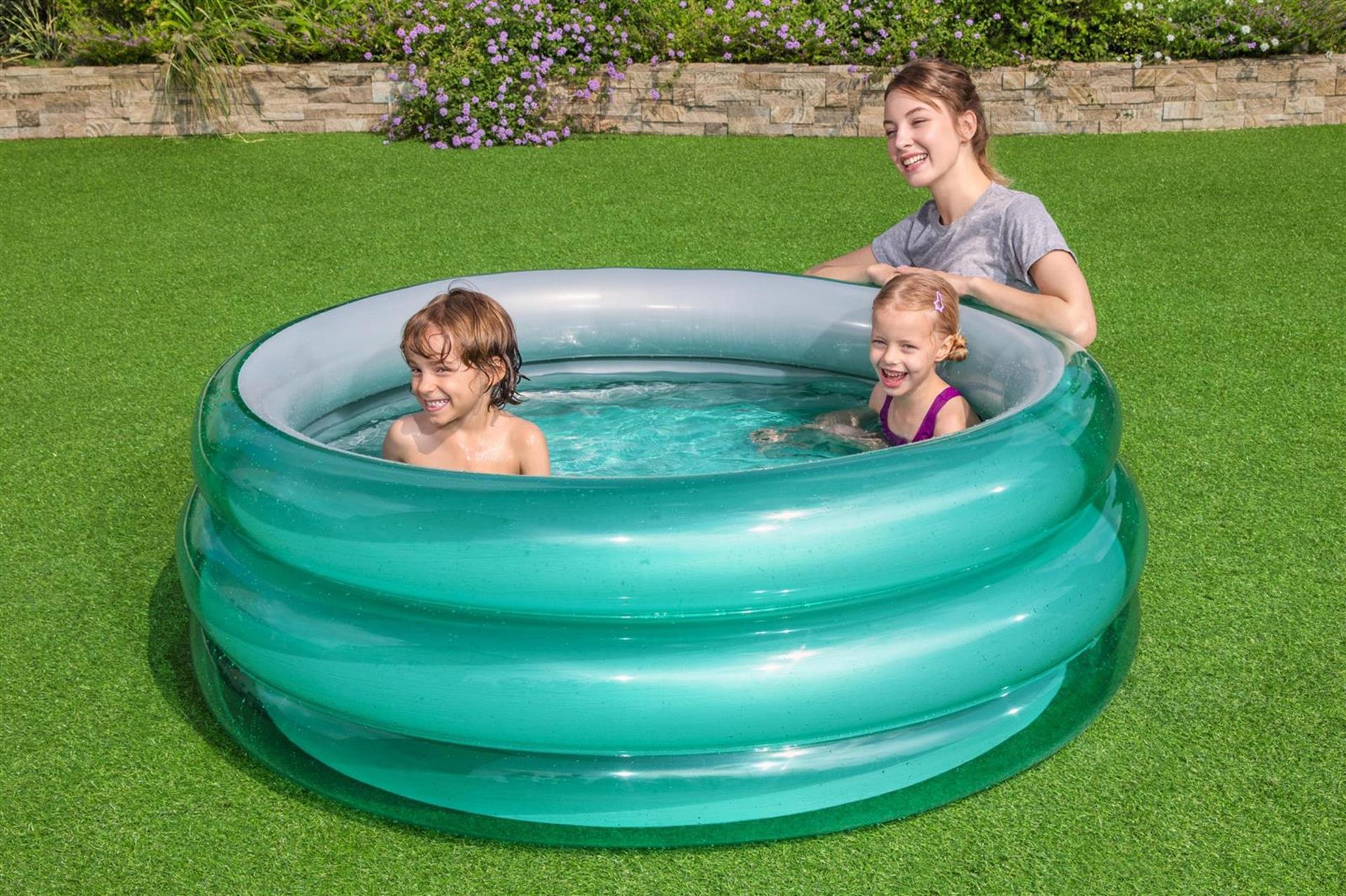Piscine Bestway 3 anneaux métallisé 150x53cm