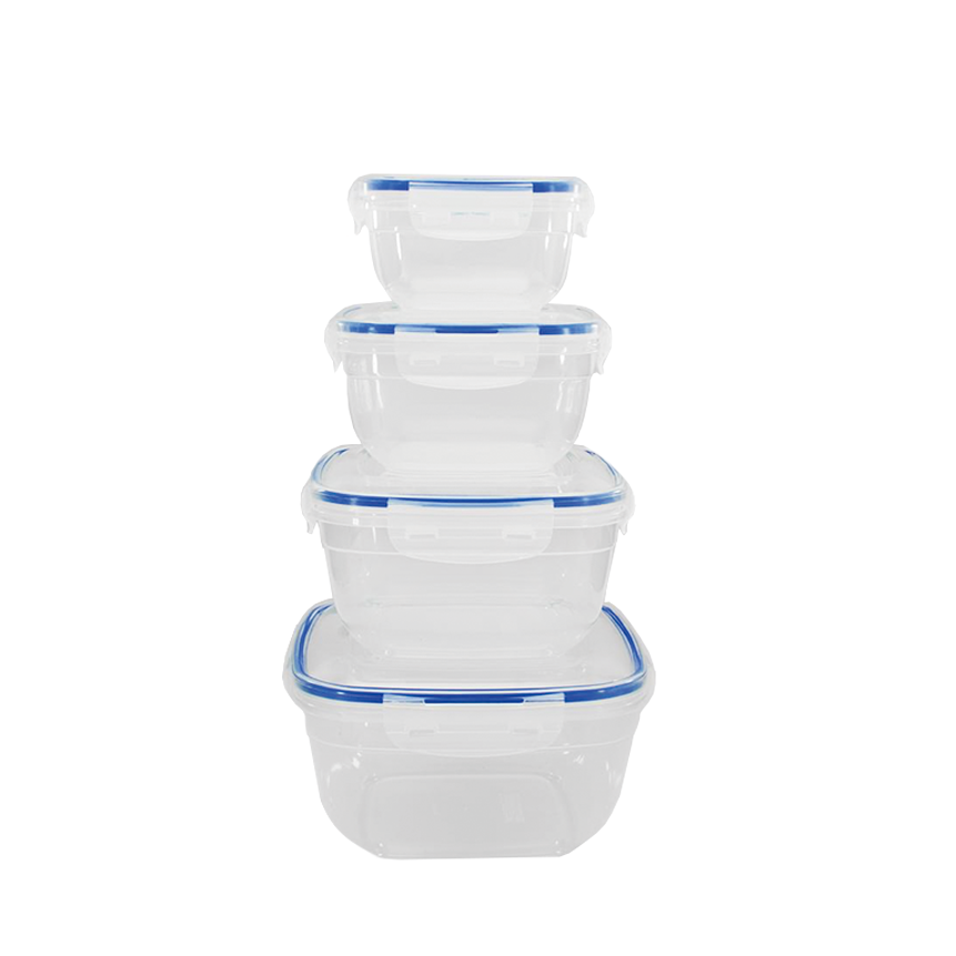 Schäfer récipients pour aliments frais bleu, set de 4 pièces