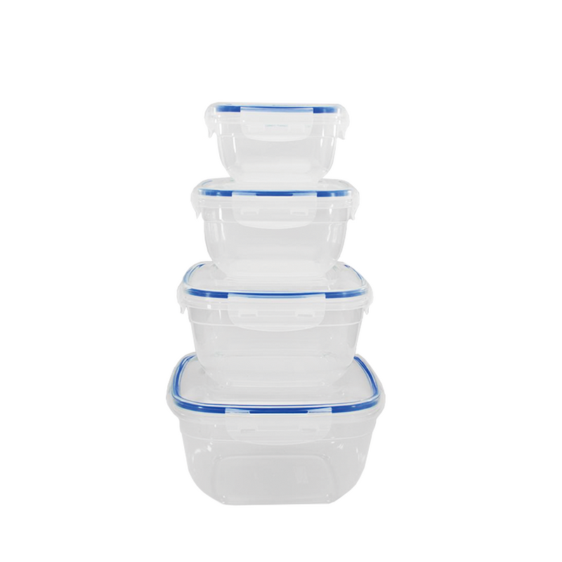 Schäfer récipients pour aliments frais bleu, set de 4 pièces