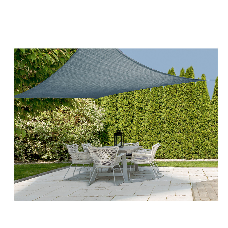 Progarden Progarden Shade tissu carré 3x3 m bleu