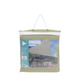 Triangle de tissu d'ombrage d'ambiance 3 x 3 x 3 m vert